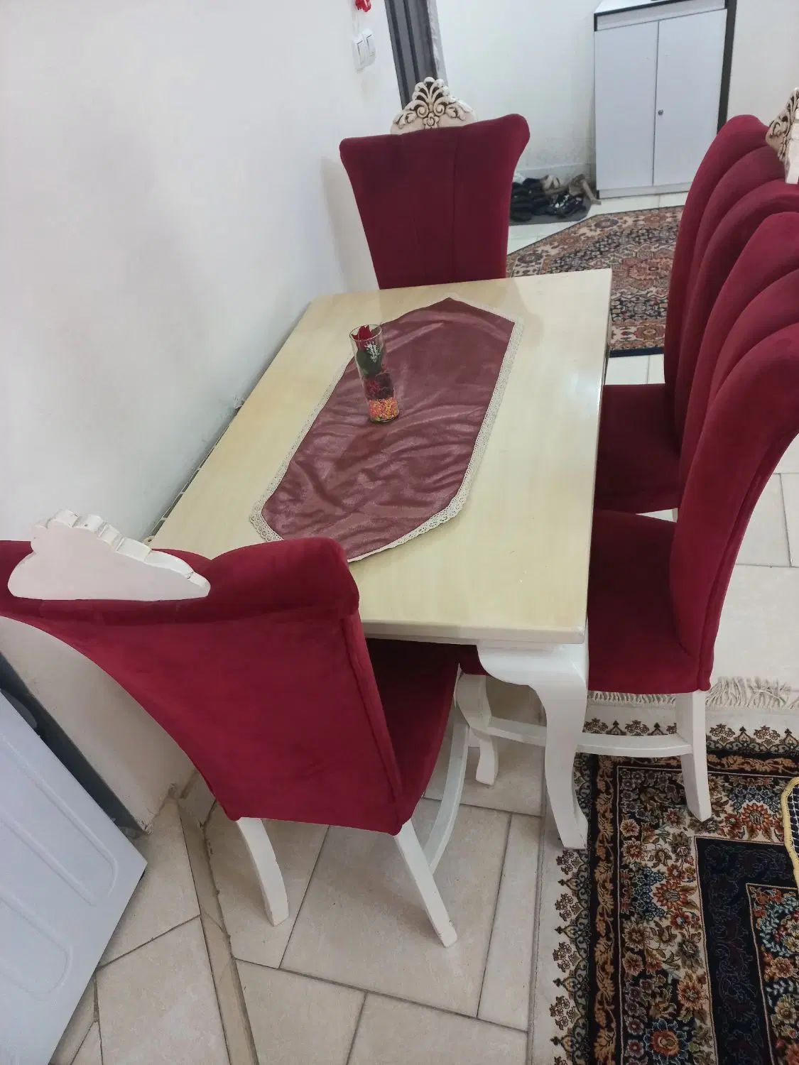 فروش میزغذاخوری.ساعت ایستاده.آینه شمعدان.بوفه|میز و صندلی غذاخوری|محمدیه-قزوین, |دیوار
