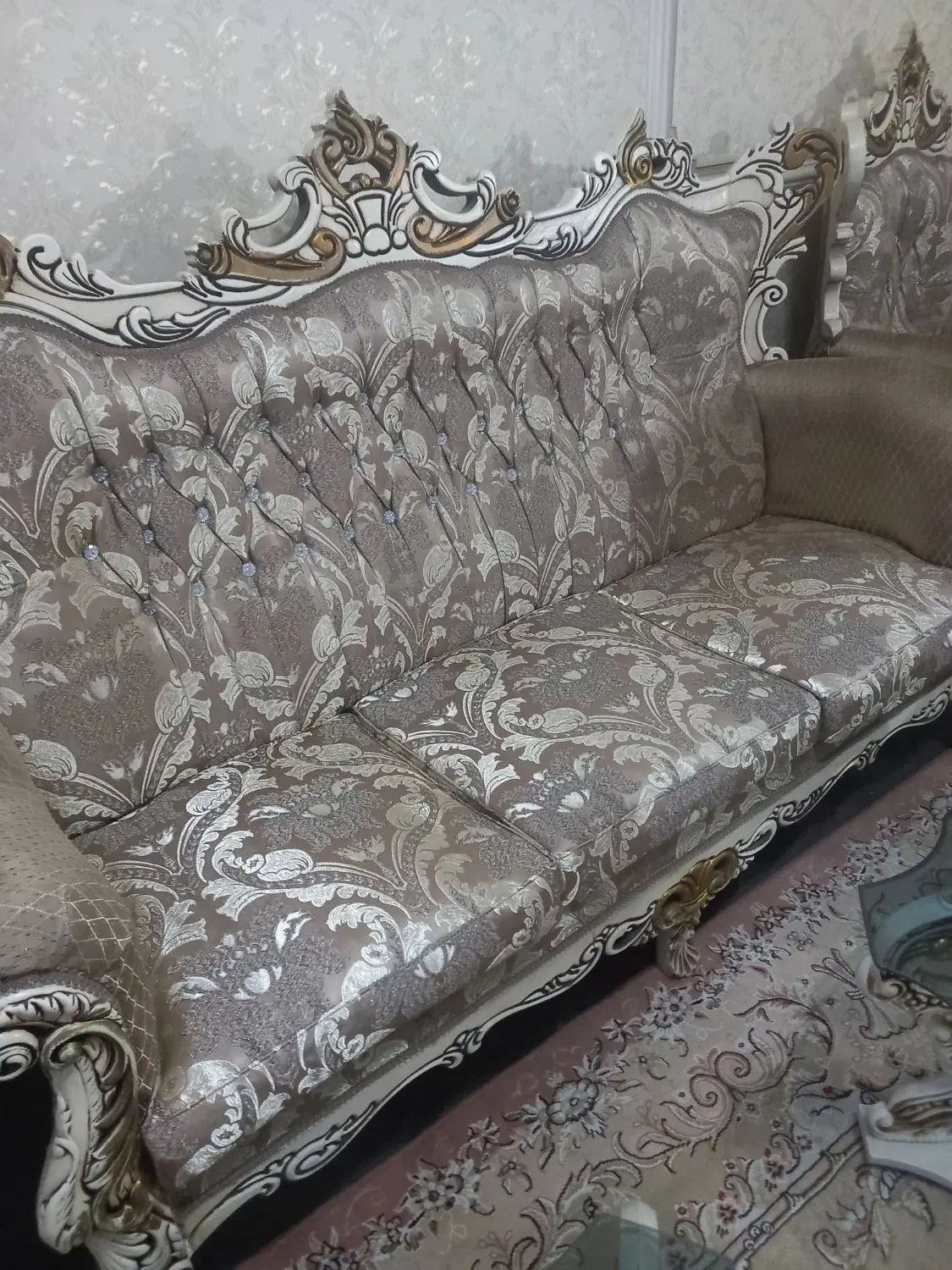 مبل ۷ نفره|مبلمان خانگی و میز عسلی|کرج, حسین‌آباد|دیوار