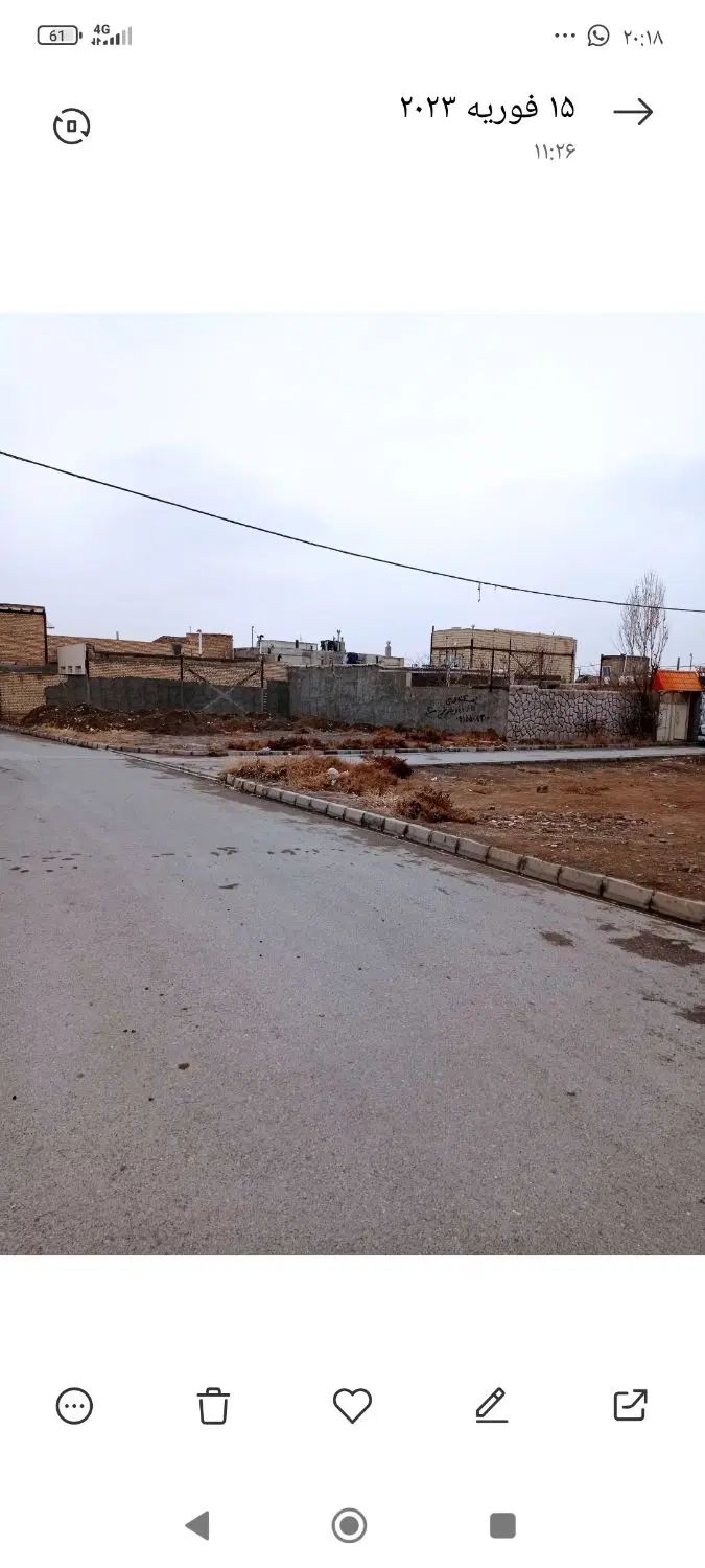 ۹۰ متر سردونبش( روستای بهار خین عرب)|فروش زمین و ملک کلنگی|مشهد, بهار|دیوار