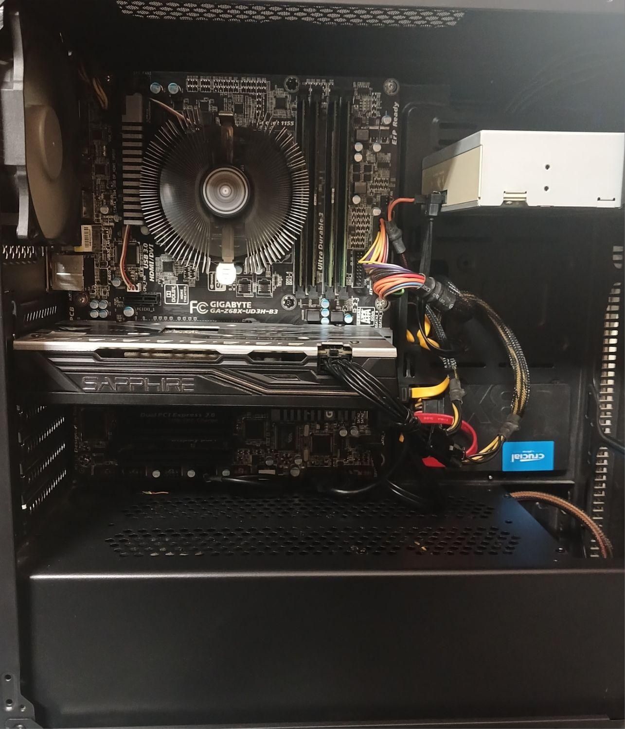 کیس گیمینگ i7 2600K با رم 16GB و گرافیک 4GB DDR5|رایانه رومیزی|تهران, فردوسی|دیوار