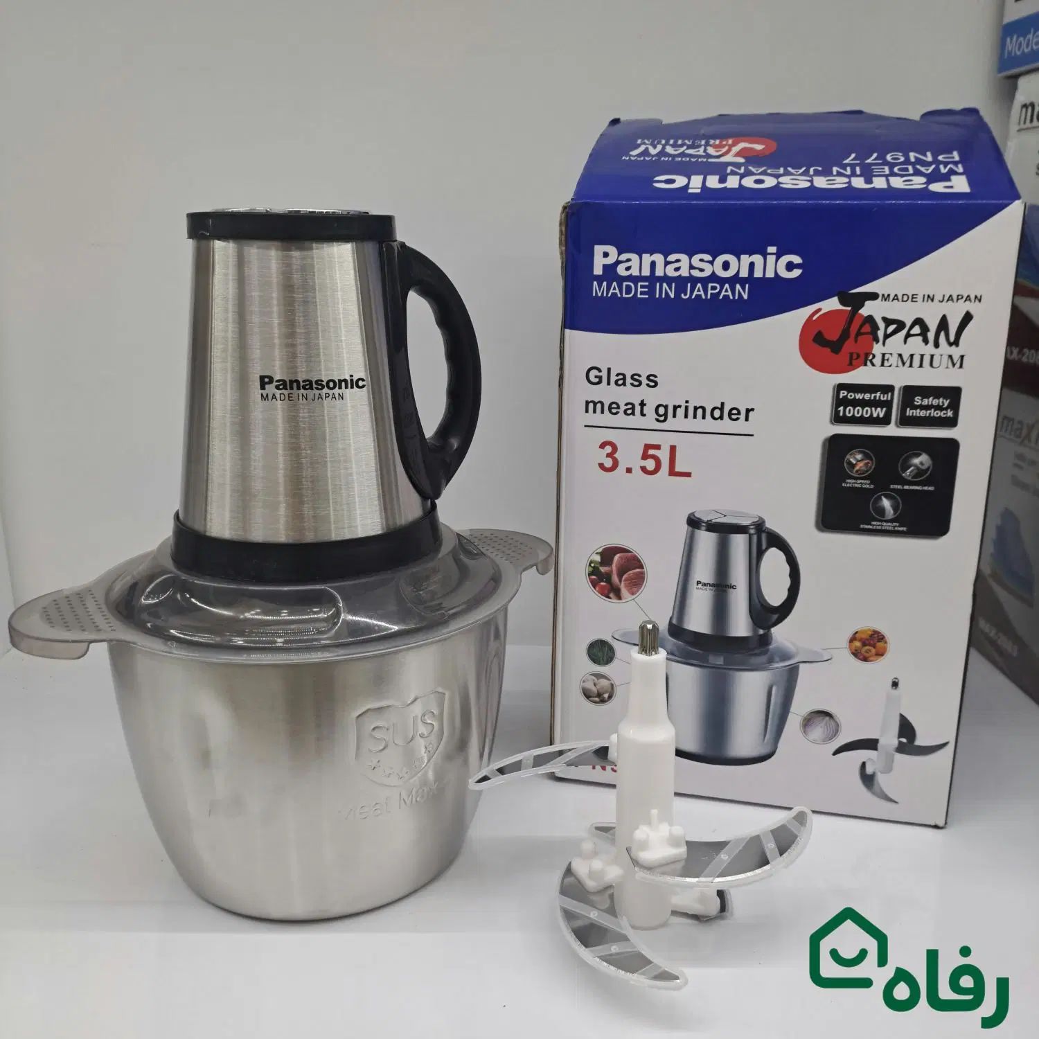 خردکن کاسه استیل یونیک و پاناسونیک ژاپنی + ارسال|خردکن، آسیاب، غذاساز|مشهد, شهید آوینی|دیوار