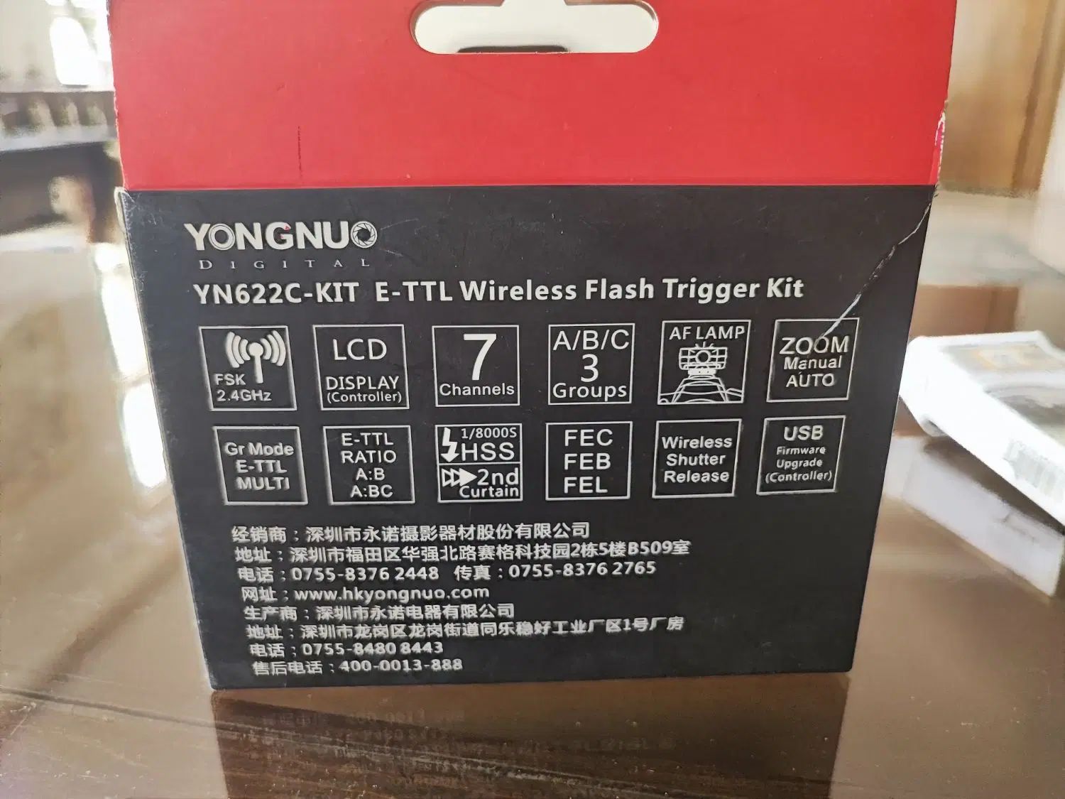رادیو فلاش yongnuo yn622c E-TTL|دوربین عکاسی و فیلم‌برداری|اصفهان, هزارجریب|دیوار