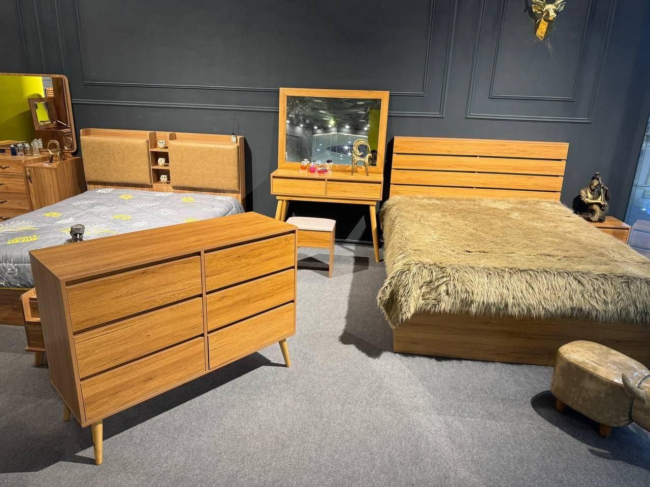 سرویس خواب کامل در تولیدی وگالری مبلمان کاخ|تخت و سرویس خواب|قوچان, |دیوار