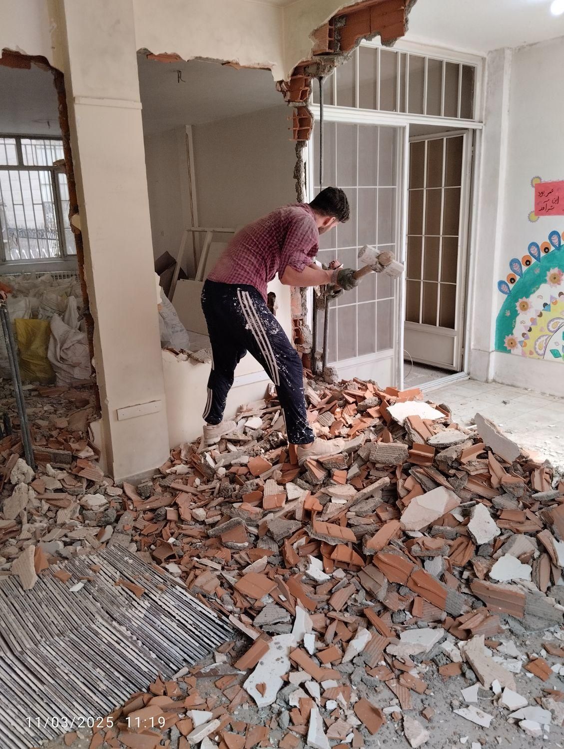 گچکار گچ کاری تخریب شومینه کناف کاری|خدمات پیشه و مهارت|تهران, تهرانپارس غربی|دیوار