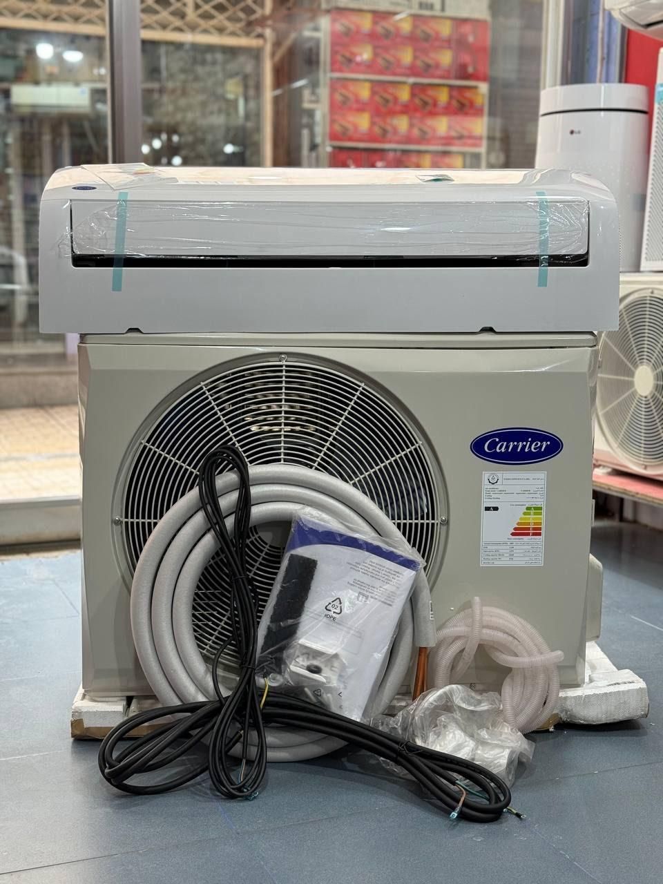 انواع کولر گازی کریر امریکا|کولر گازی و فن‌کوئل|تبریز, |دیوار