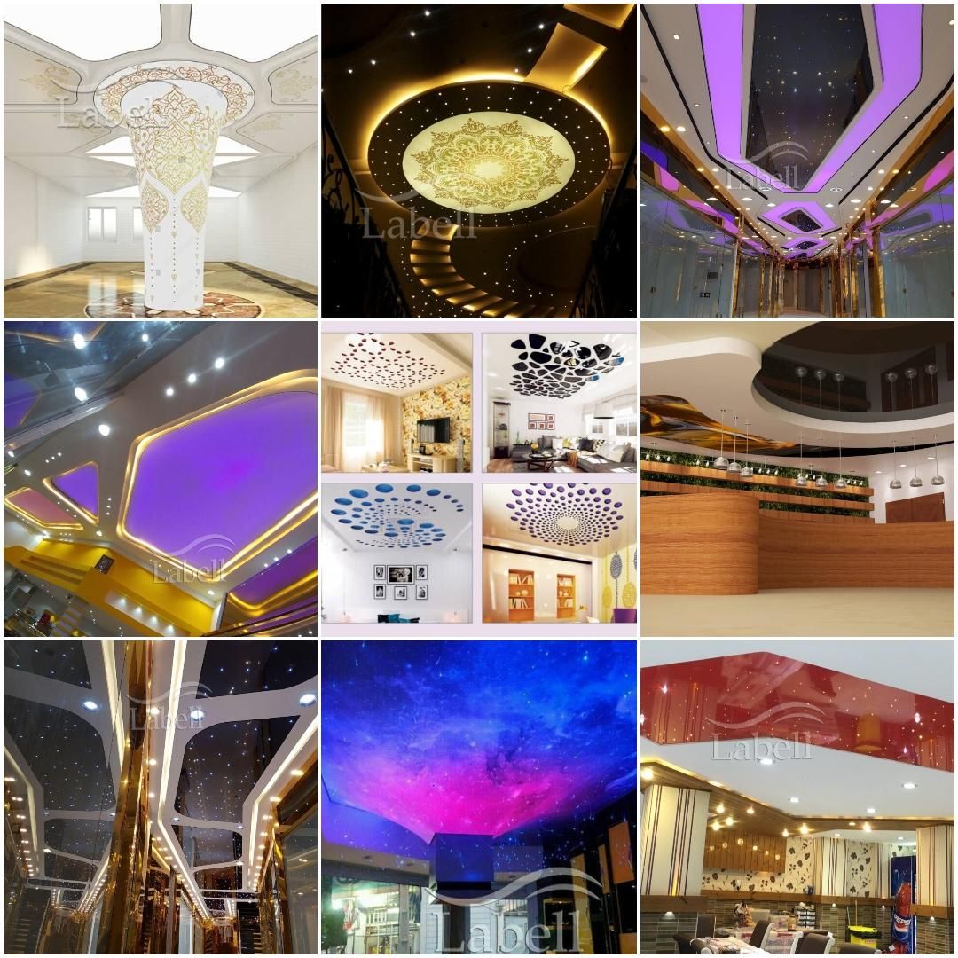 سقف های کاذب کشسان طرحدار کششی آسمان مجازی کهکشانی|مصالح و تجهیزات ساختمان|چهاردانگه (تهران), |دیوار