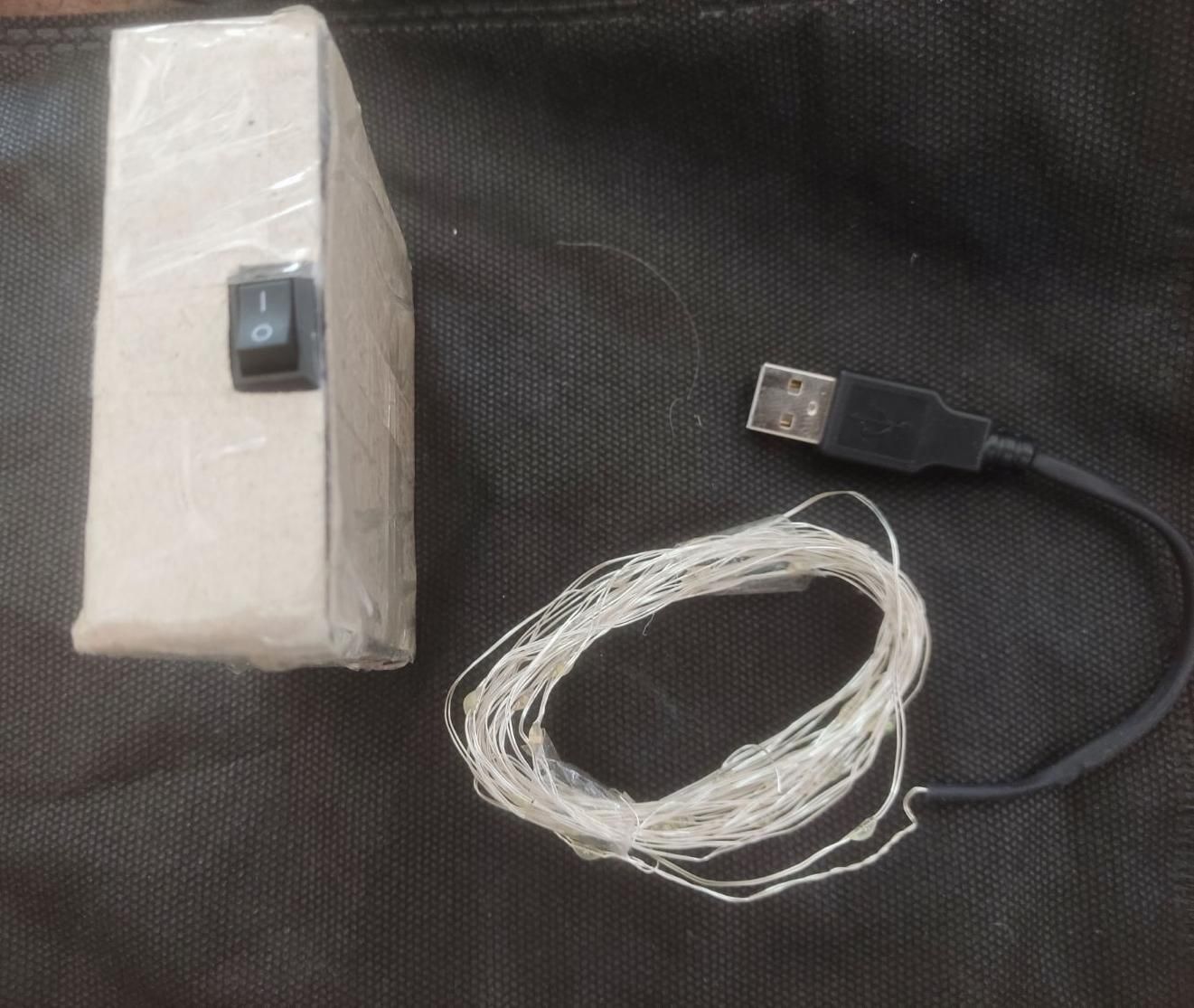 ریسه لامپ رنگی 5 متری usb|لامپ و چراغ|رامهرمز, |دیوار