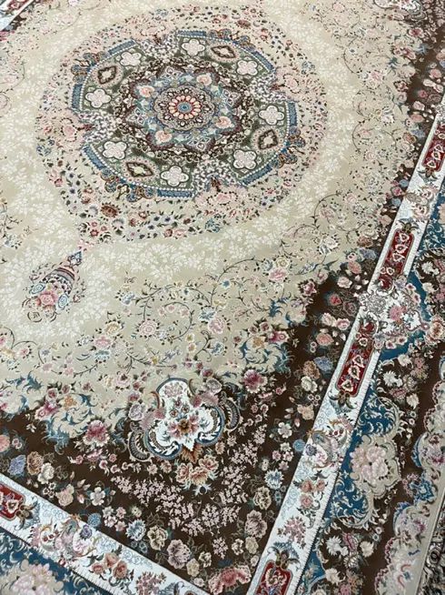فرش ۹ متری یک جفت ۱۲۰۰ شانه نقش سالاری تبریز|فرش|تهران, فلاح|دیوار