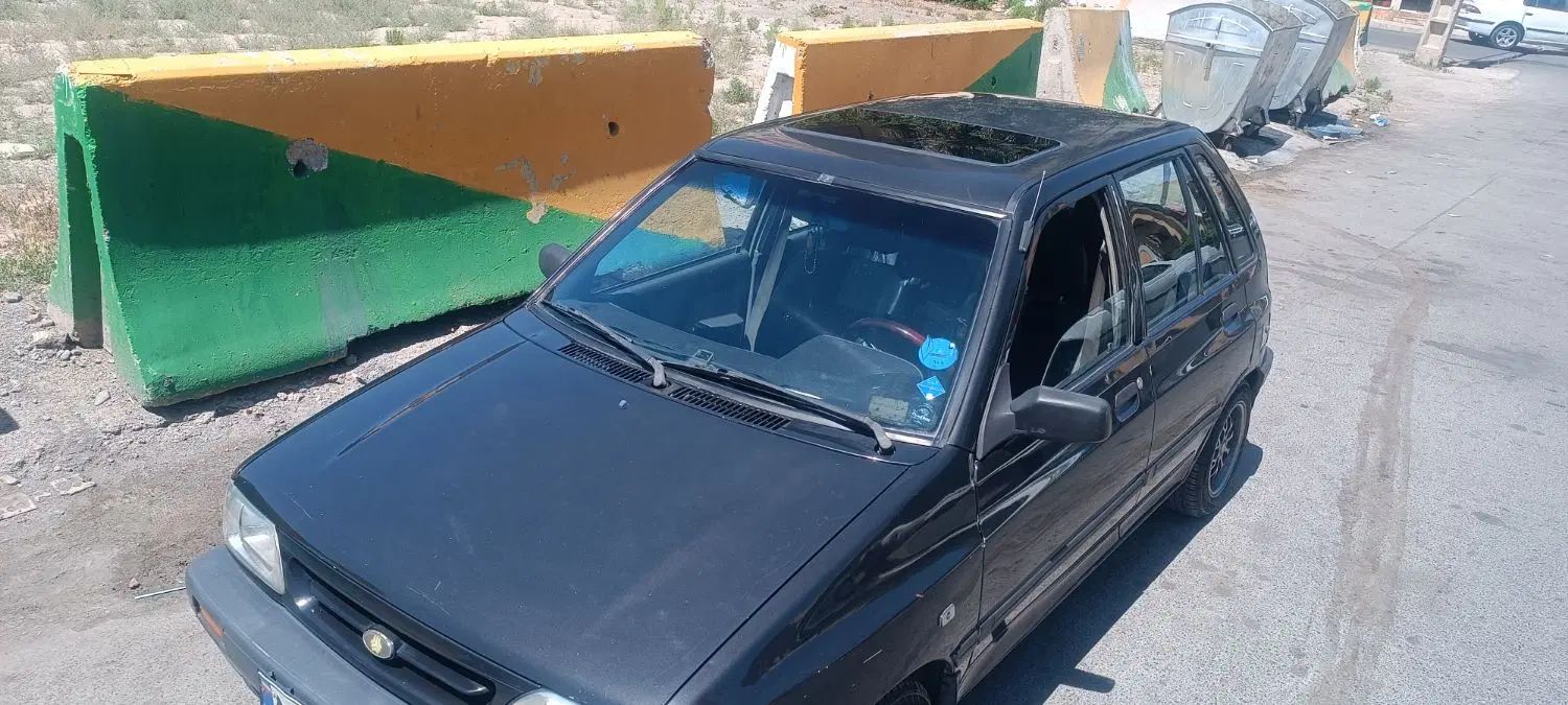 هاچبک مشکی کمکار بدون رنگ و آفتاب سوختگی و خوردگی|خودرو سواری و وانت|مشهد, جانباز|دیوار