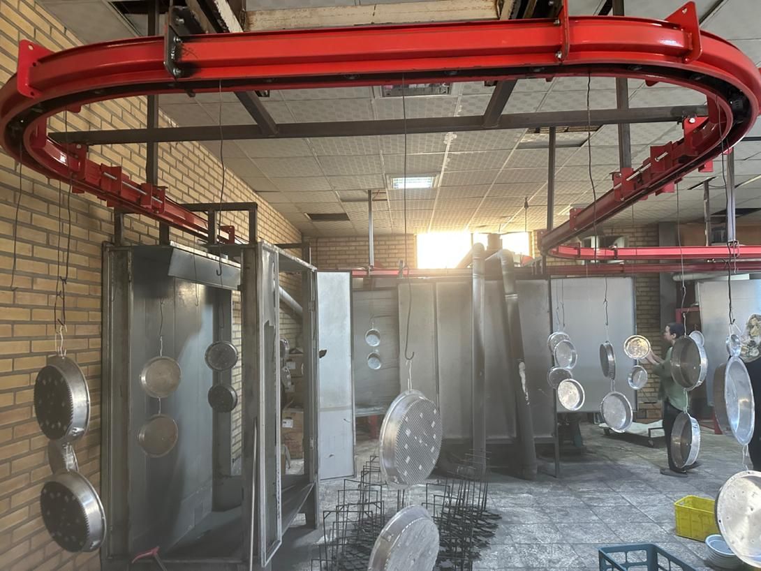 خط رنگ الکترواستاتیک|ماشینآلات صنعتی|صفادشت, |دیوار