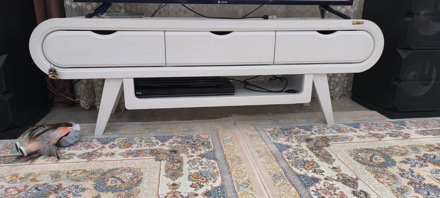 میز تلویزیون بااینه و کنسول|بوفه، ویترین، کنسول|سنندج, |دیوار