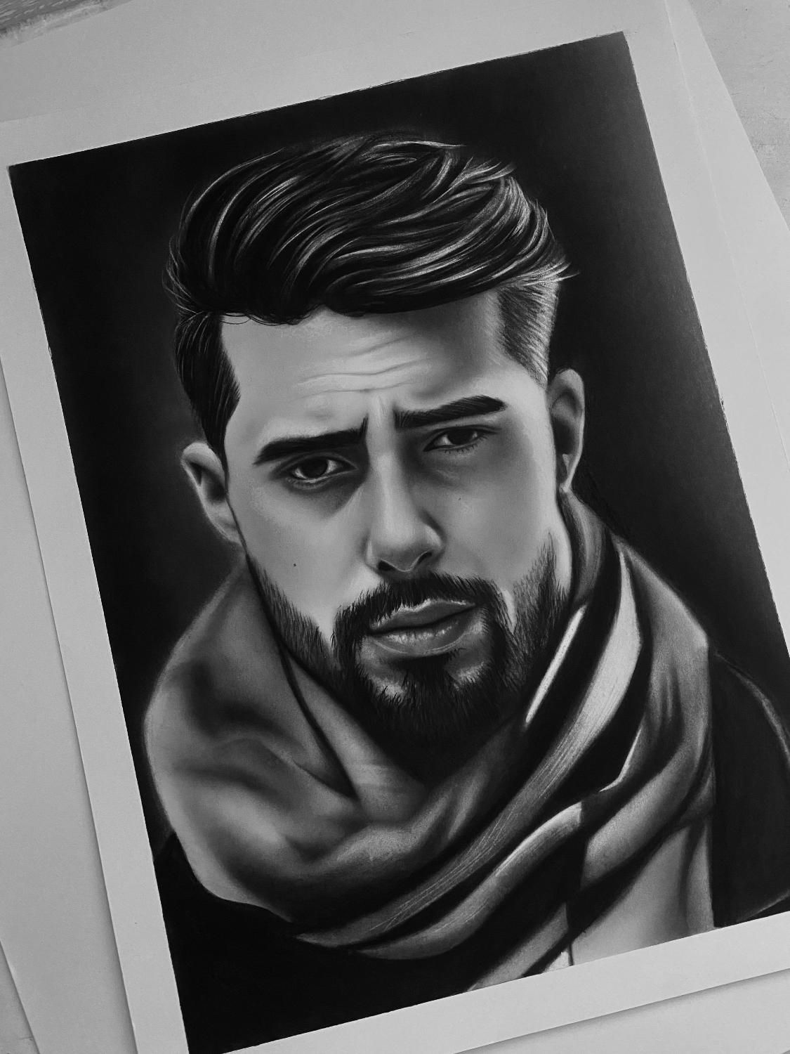 سفارش نقاشی چهره|تابلو، نقاشی، عکس|لنگرود, |دیوار