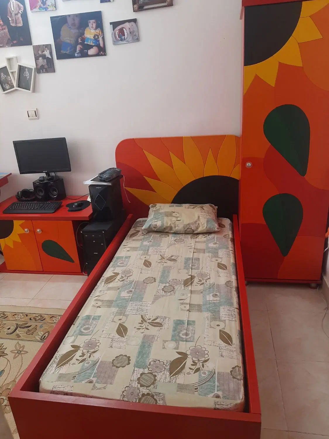 سرویس خواب کودک ونوجوان اسپرت باقیمت استثنایی|تخت و سرویس خواب|قم, پردیسان|دیوار
