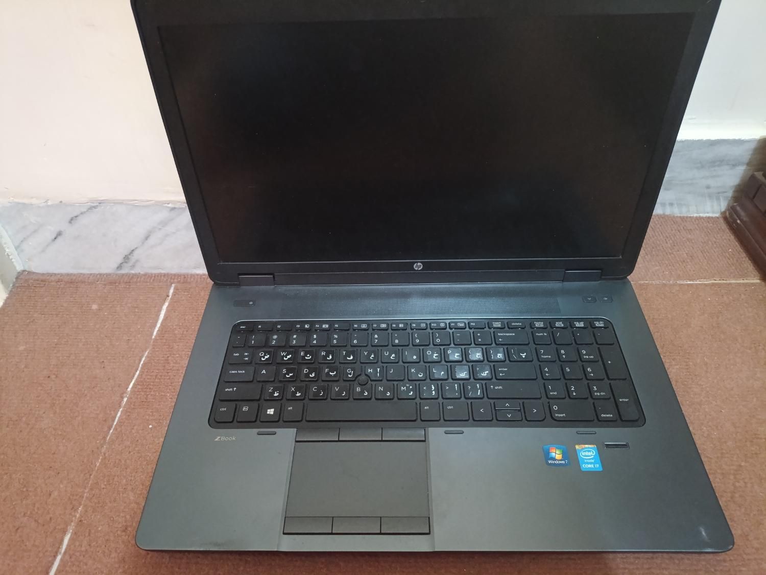 لپ تاپ hp zbook17|رایانه همراه|شیراز, میانرود|دیوار