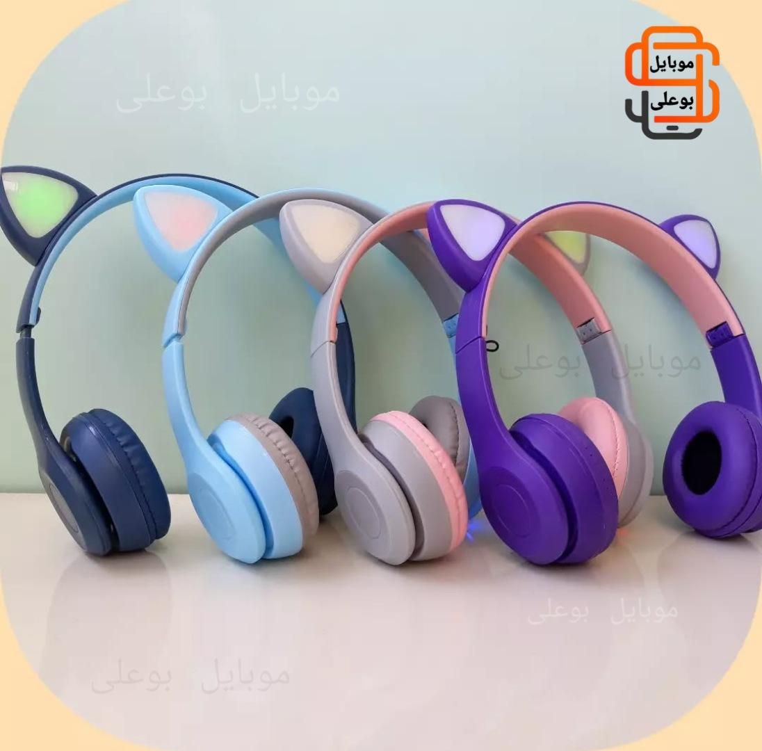 هدفون گربه ای عروسکی فانتزی چراغ دار باکیفیت|لوازم جانبی موبایل و تبلت|همدان, |دیوار