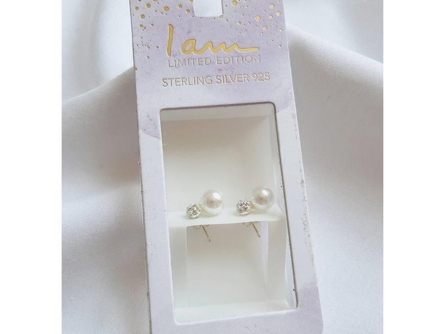 گوشواره نقره مروارید دار، درخششی به لطافت مروارید|بدلیجات|اردبیل, |دیوار