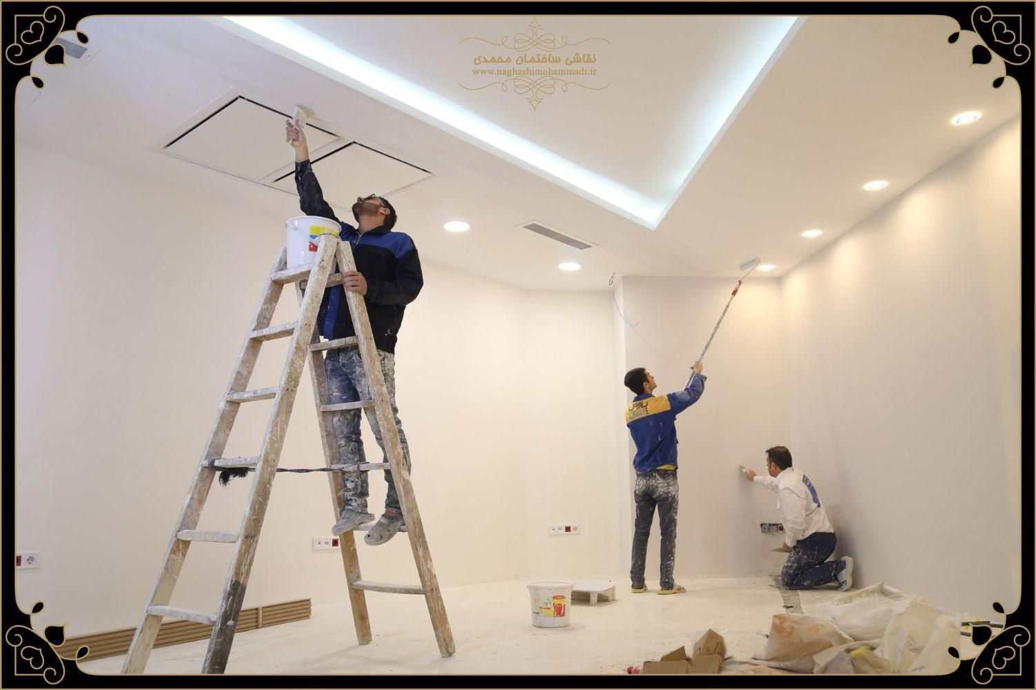 نقاشی ساختمان با کیفیت و تخفیف قیمت عالی|خدمات پیشه و مهارت|گرگان, |دیوار