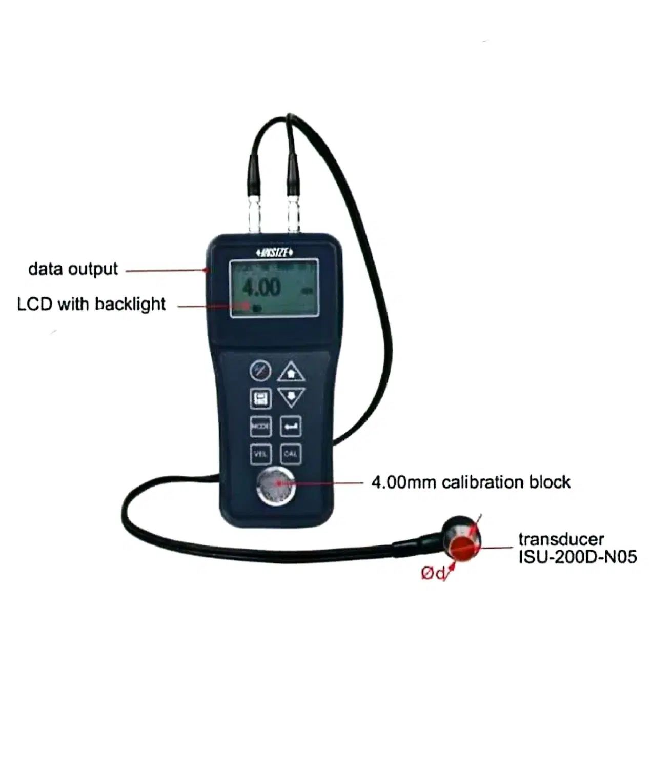 ضخامت سنج دیجیتال اولتراسونیک  INSIZE مدل ISU-200D|ابزارآلات|تهران, چیتگر جنوبی|دیوار