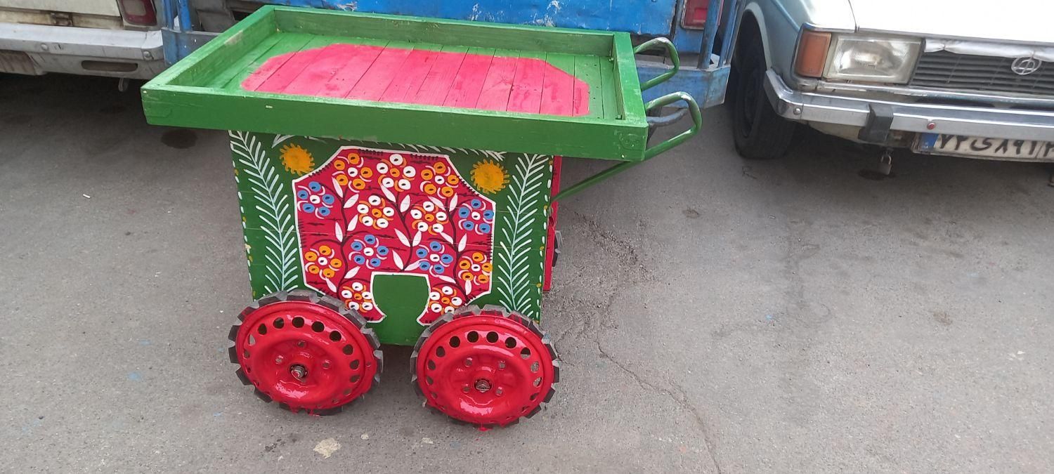 چرخ طحافی گاری طوافی طافی سنتی چوبی باقالی لبو|کافی‌شاپ و رستوران|ری, سیزده آبان|دیوار