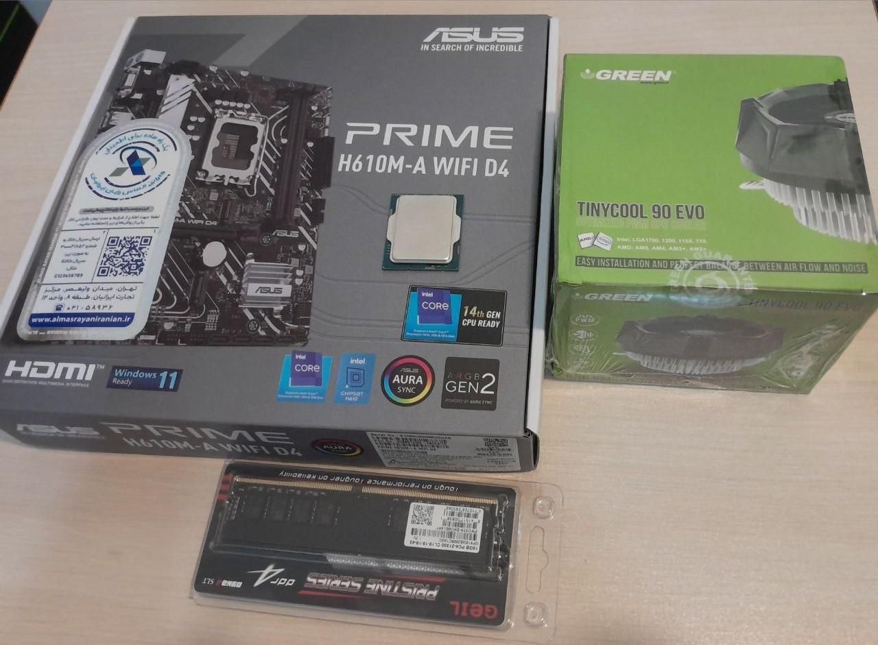 باندل نسل 12 مادربرد asus /cpu i3 /ram16GB|قطعات و لوازم جانبی رایانه|تهران, میدان ولیعصر|دیوار