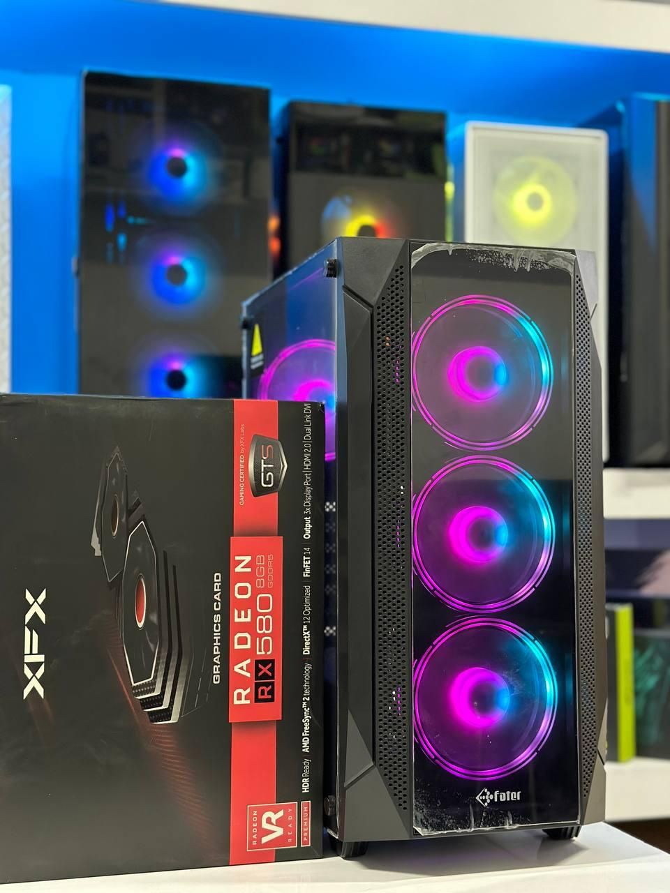 کیس گیمینگ i310100F گرافیک RX580 آکبندبا ضمانت|رایانه رومیزی|مشهد, فلسطین|دیوار