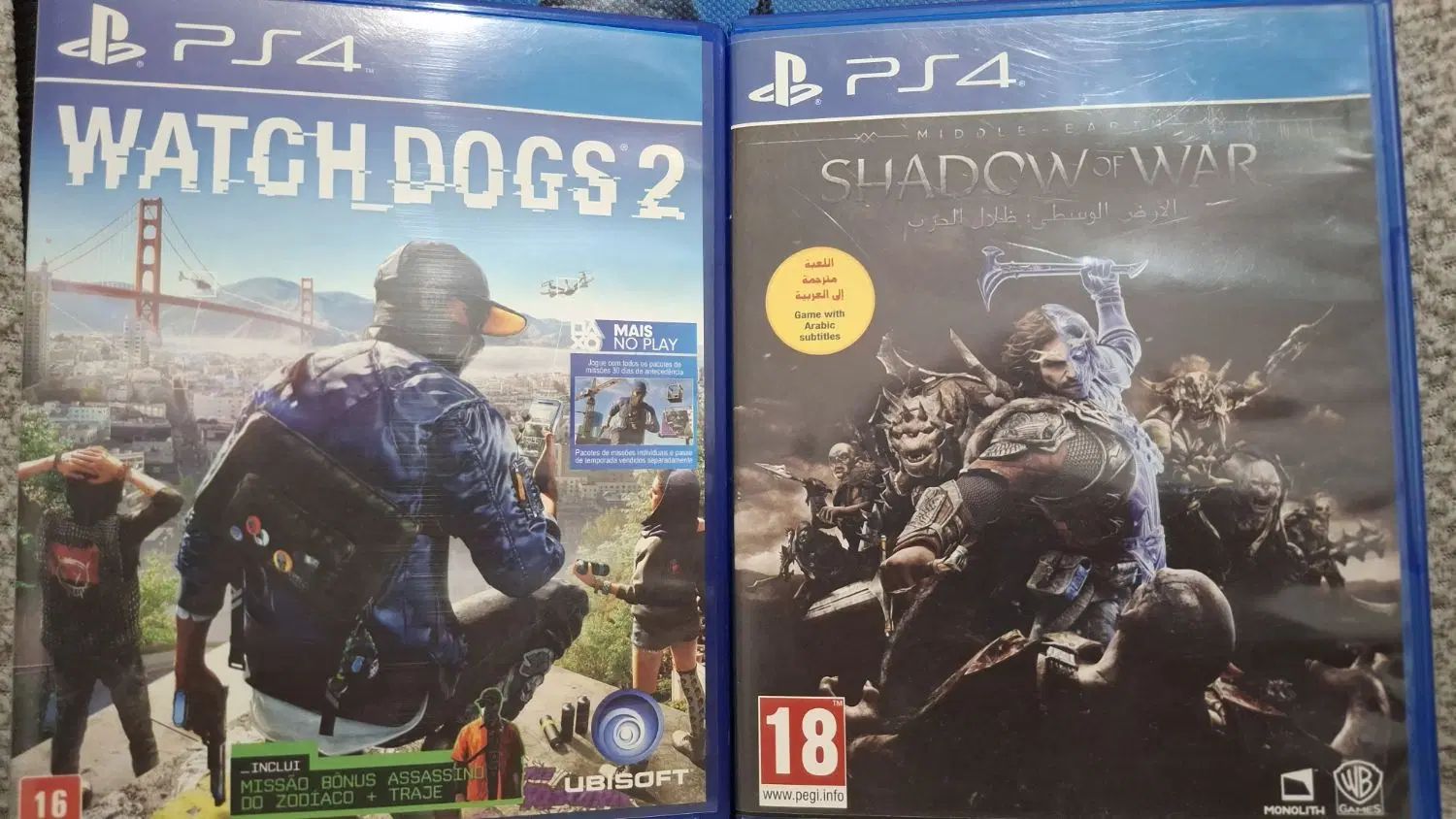 دو عدد بازی PS4|کنسول، بازی ویدئویی و آنلاین|رشت, آزادگان|دیوار