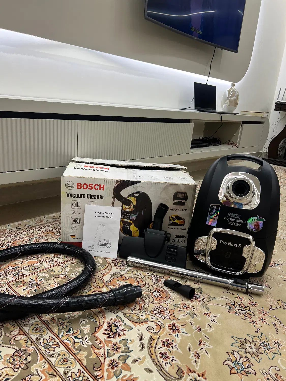 جاروبرقی بوش bosch سوپر سایلنت|جاروبرقی، جارو شارژی، بخارشو|تهران, تهرانسر غربی|دیوار
