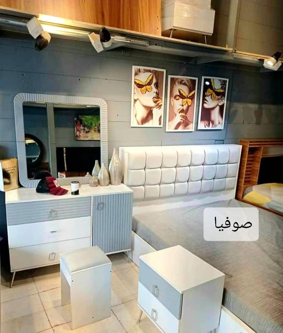 سرویس خواب دونفره مدرن/صوفیا|تخت و سرویس خواب|اصفهان, دوطفلان|دیوار