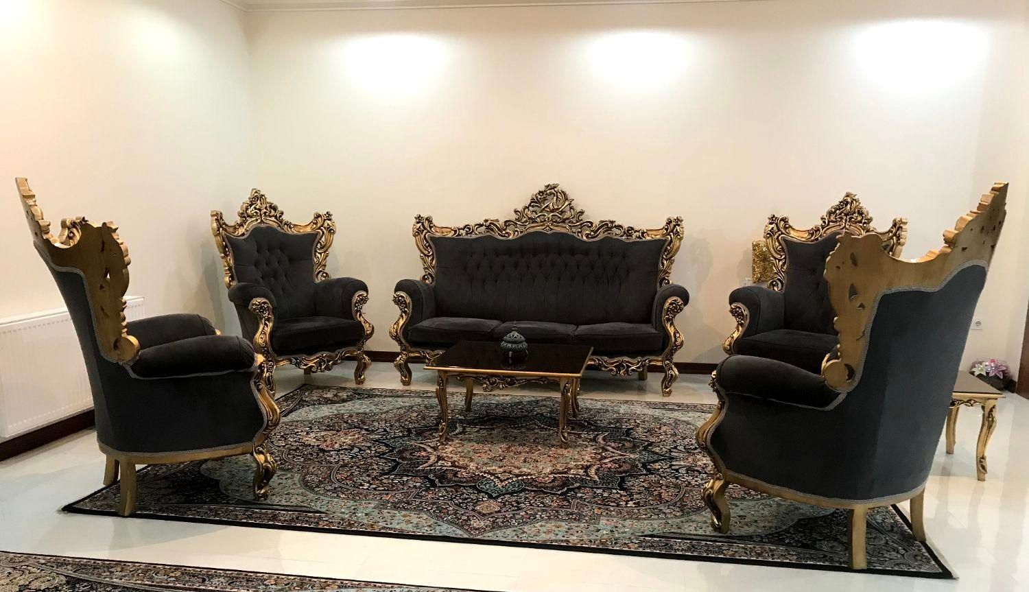 مبل استیل کلاسیک|مبلمان خانگی و میز عسلی|تهران, تولید دارو|دیوار