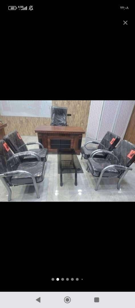 میز و صندلی اداری چرمی و وکیوم نوین خوزستان|دفتر کار|اهواز, کوی آغاجاری|دیوار