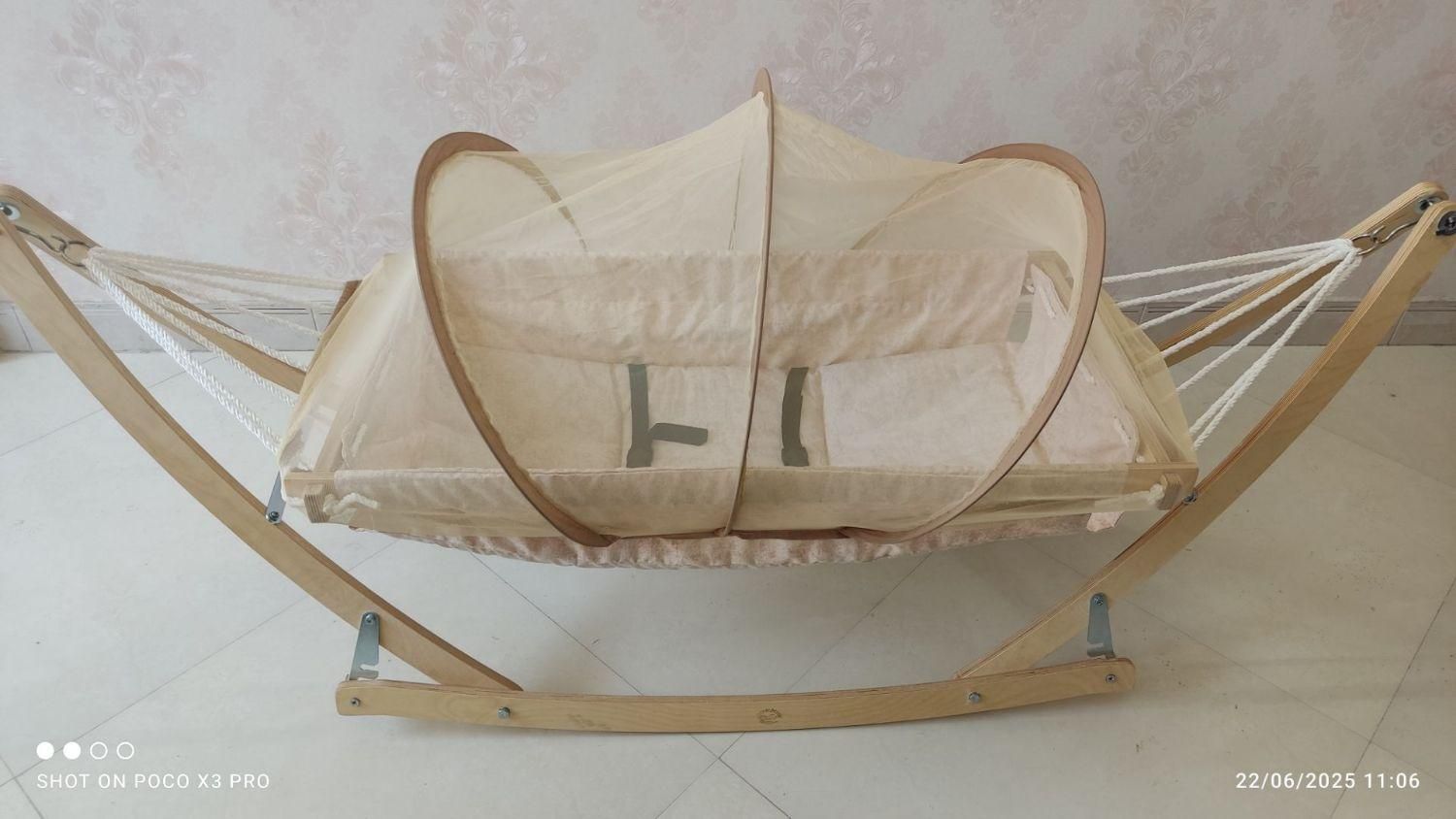 گهواره سنتی بانوج فروشگاه سیسمونی و عروسک شکیبا|اسباب و اثاث بچه|کرمان, |دیوار