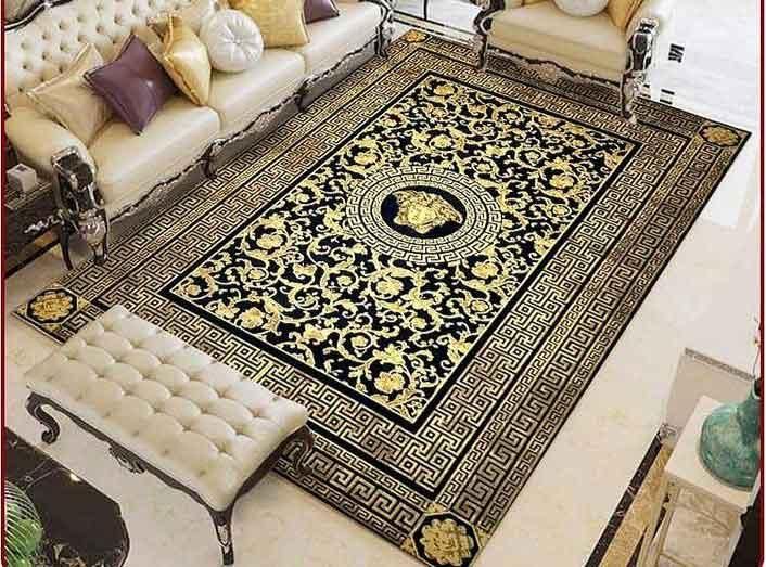 فرش ورساچه دودی زغالی زمینه طلاکوب1200شانه|فرش|شیراز, عادل آباد|دیوار