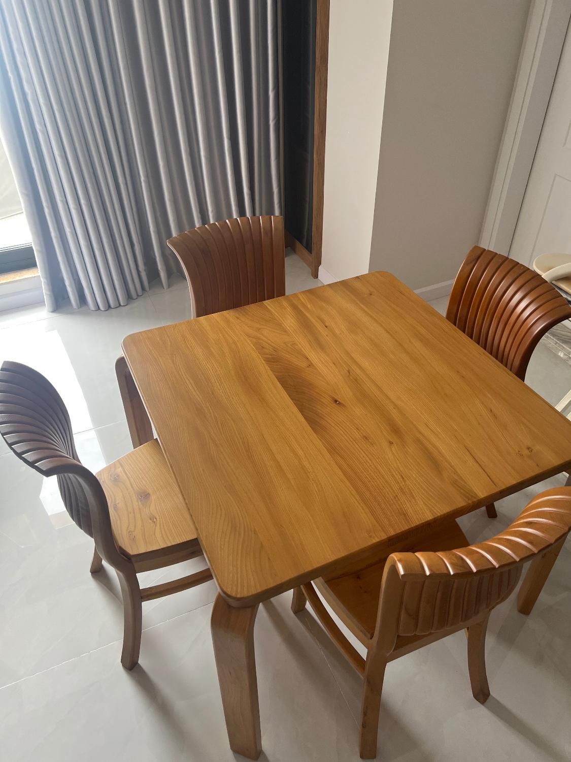 میز وصندلی چوبی|میز و صندلی غذاخوری|بابل, |دیوار