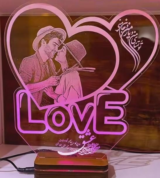 چهره بالبینگ حکاکی آباژور چراغ خواب|چراغ خواب و آباژور|تهران, افسریه شمالی|دیوار