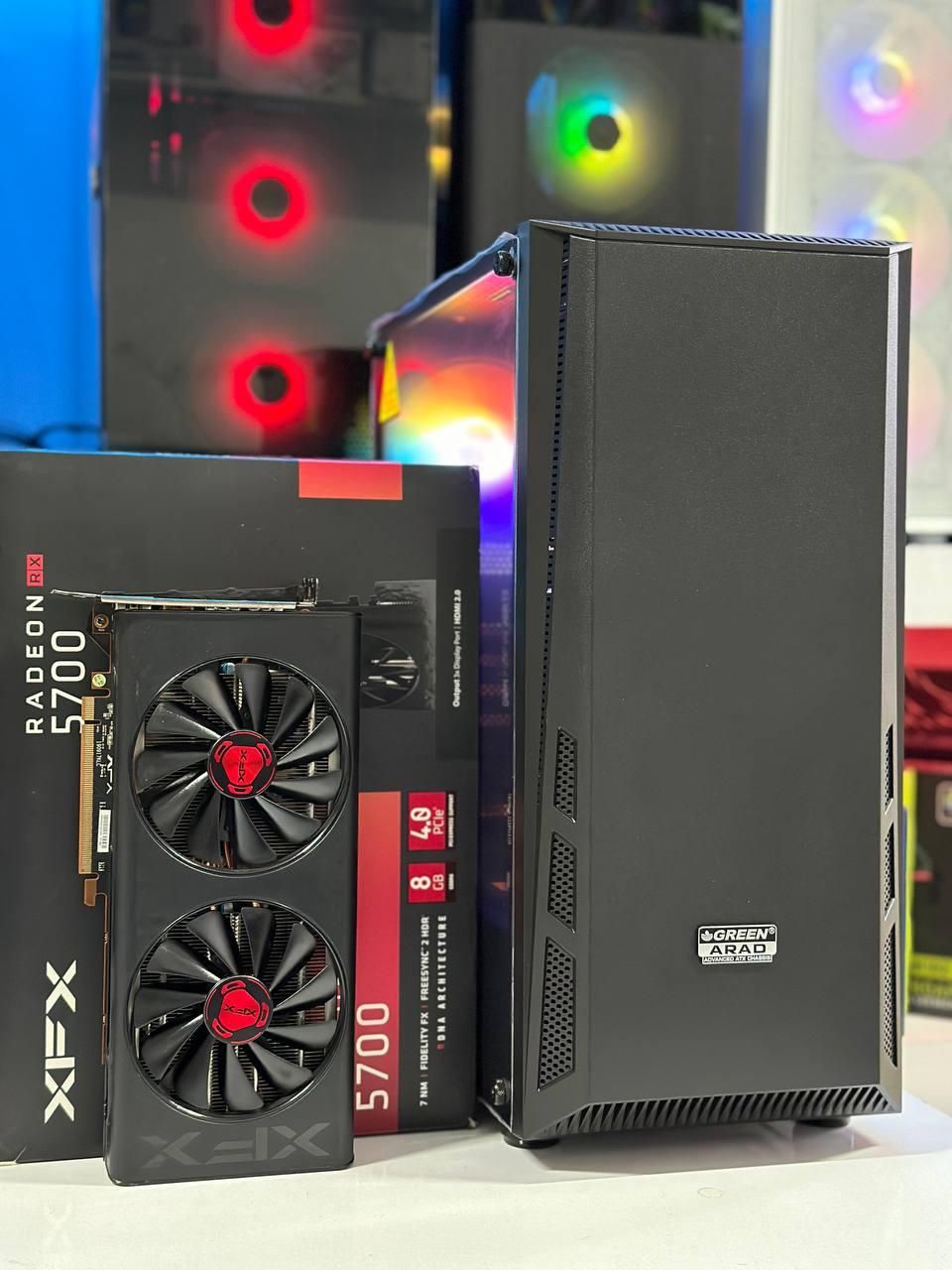 کیس گیمینگ RX5700 نسل 12 مادربردAsus آکبند|رایانه رومیزی|مشهد, فلسطین|دیوار