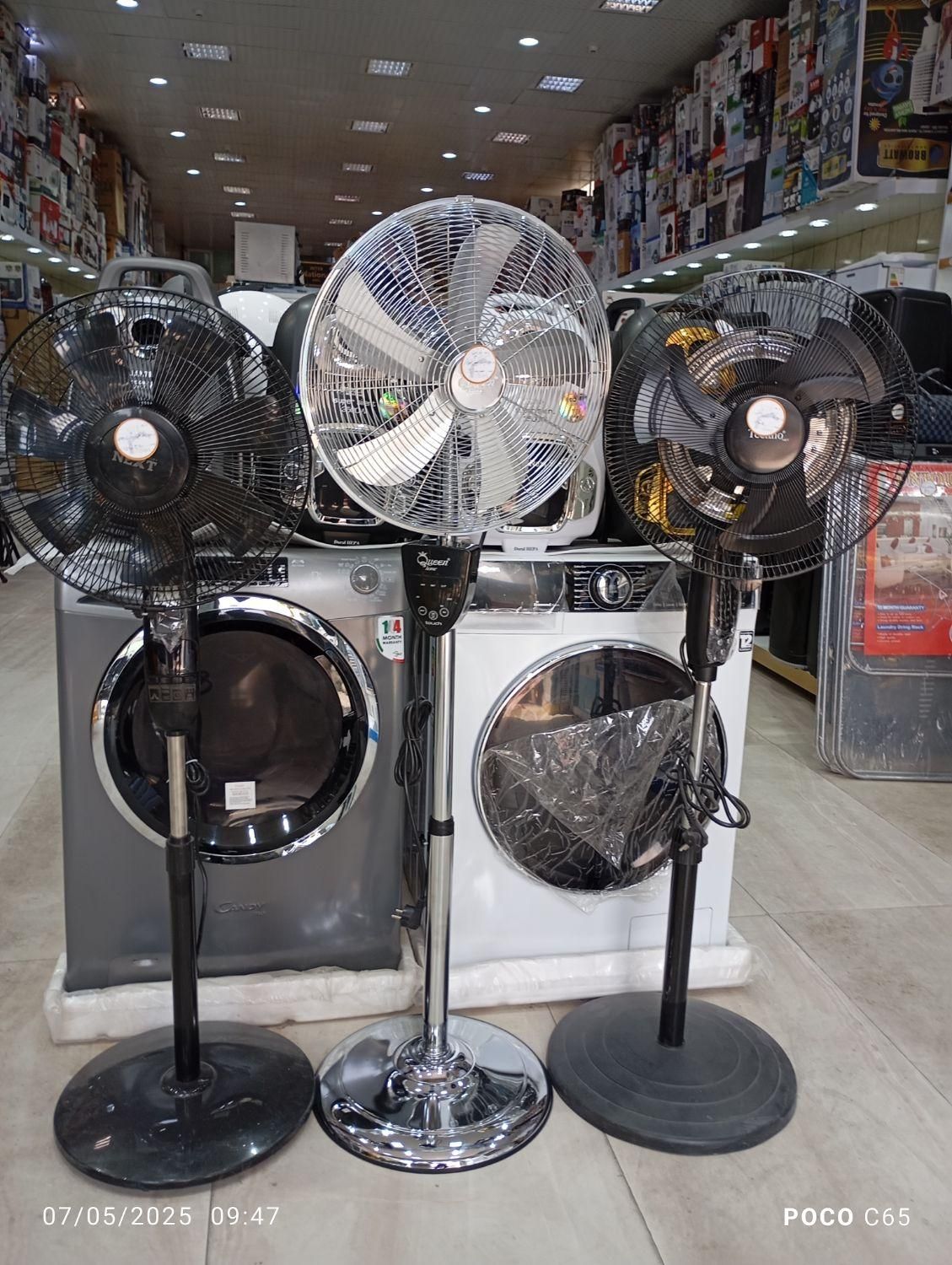 پنکه کوئین استیل5پره استیل کنترل دارگارانتی ارسال|پنکه و تصفیهکنندهٔ هوا|مشهد, شهید آوینی|دیوار