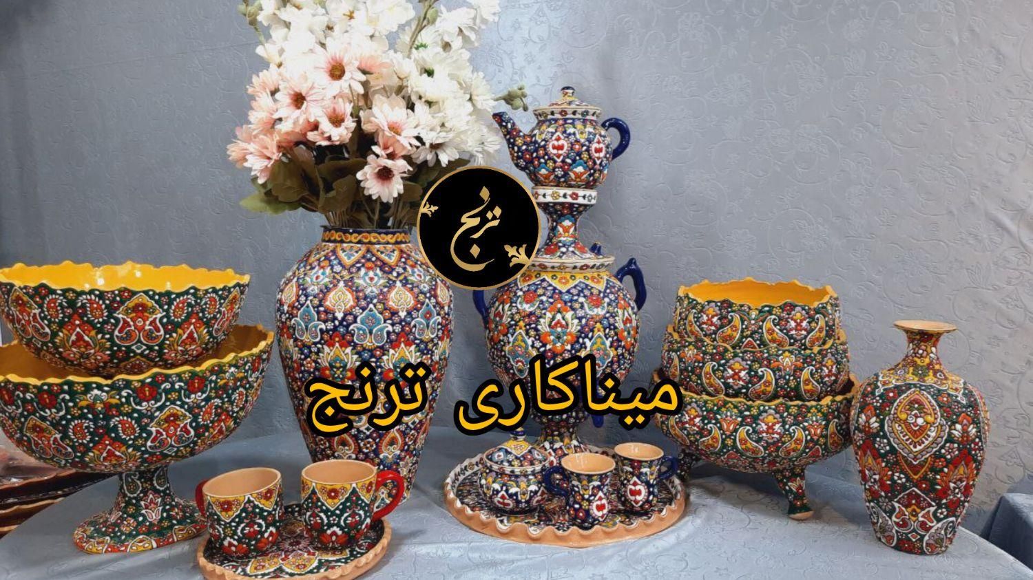 کارگاه تخصصی میناکاری ترنج با ۸ سال تجربه|صنایع دستی و سایر لوازم تزئینی|کرمانشاه, |دیوار