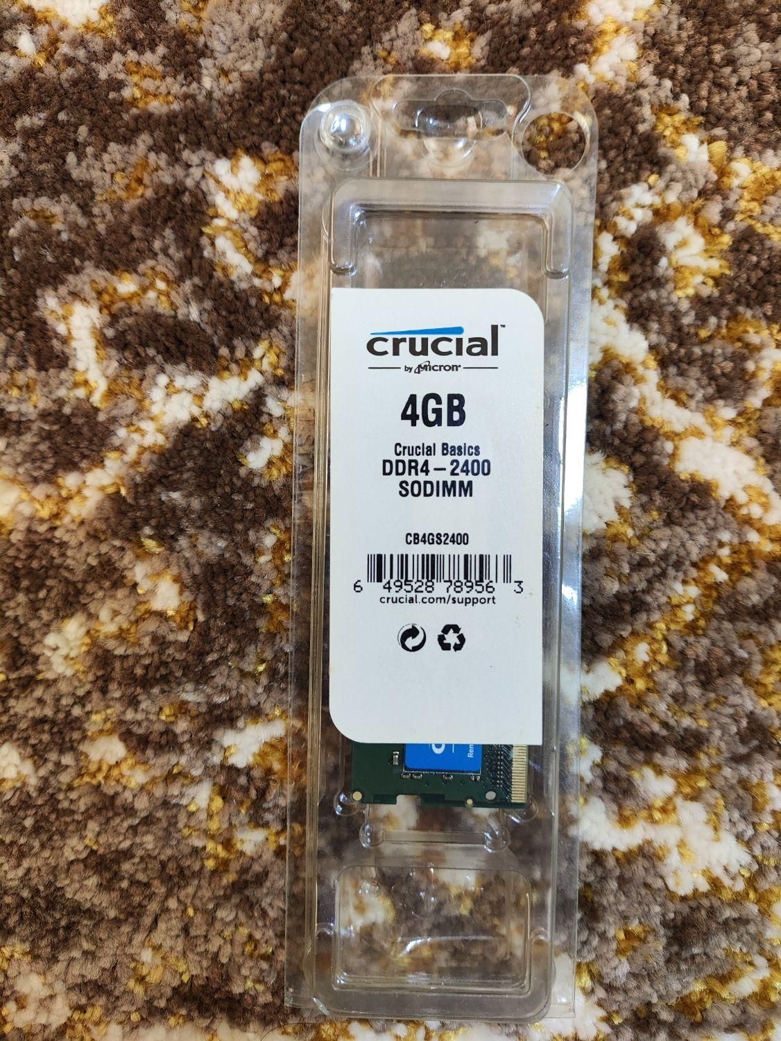 رم 4 گیگ کروشال DDR4 2400 لب تاب|قطعات و لوازم جانبی رایانه|بابل, |دیوار