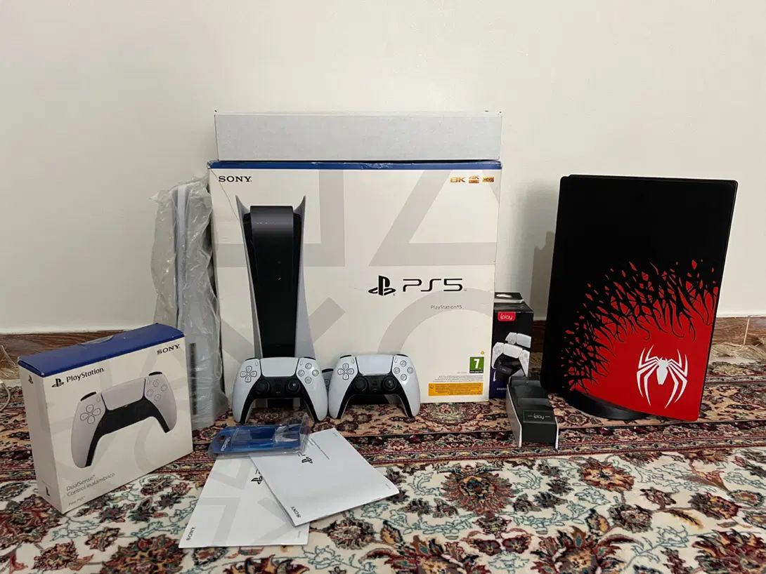 Ps5 دودسته اسپایدرمن دیسک خور|کنسول، بازی ویدئویی و آنلاین|کرج, کوی کارمندان شمالی|دیوار