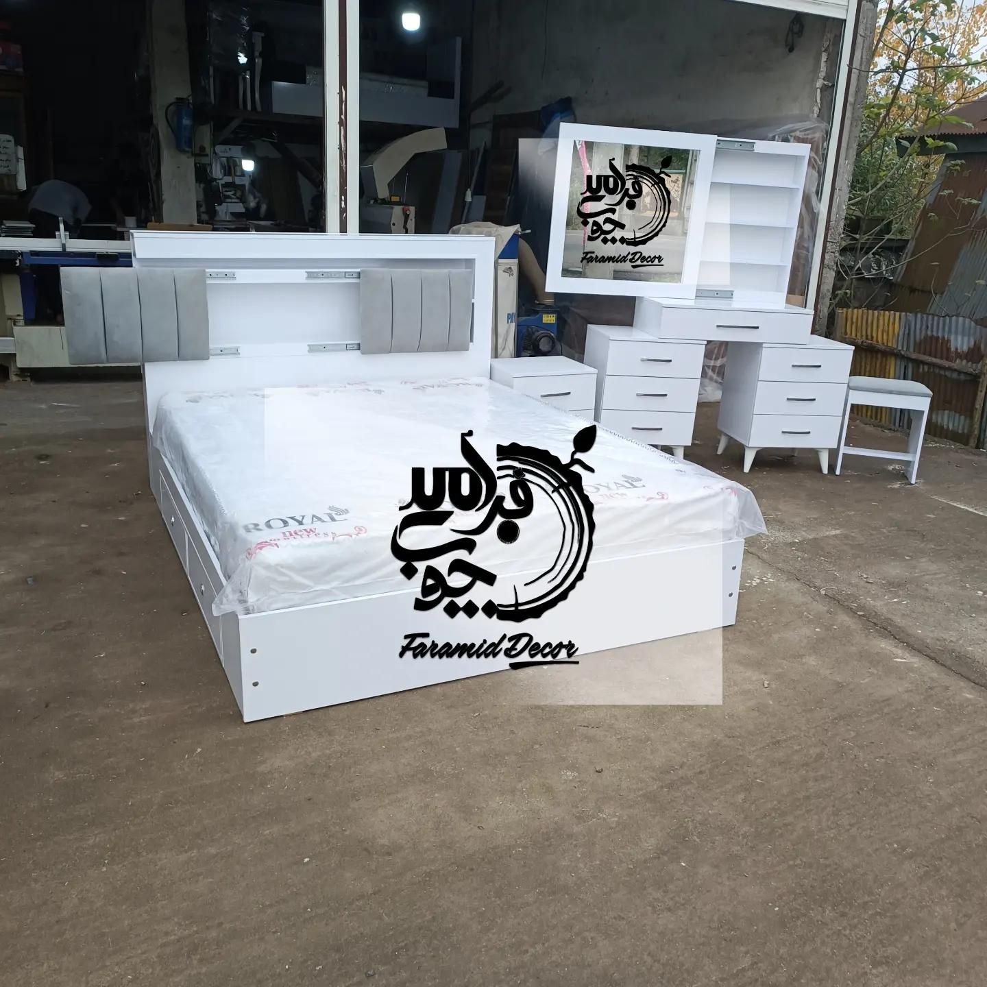 سرویس تخت خواب** جهیزیه کامل عروس**تشک|تخت و سرویس خواب|رشت, استقامت ۲|دیوار