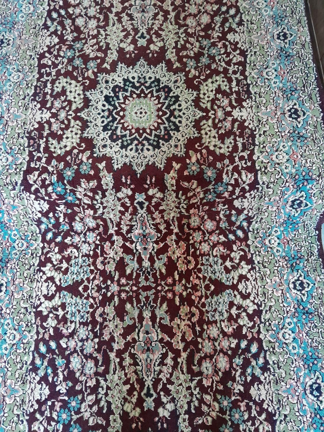 قالیچه وکنار سالم در حد نو90در2/5|فرش|کرمان, |دیوار