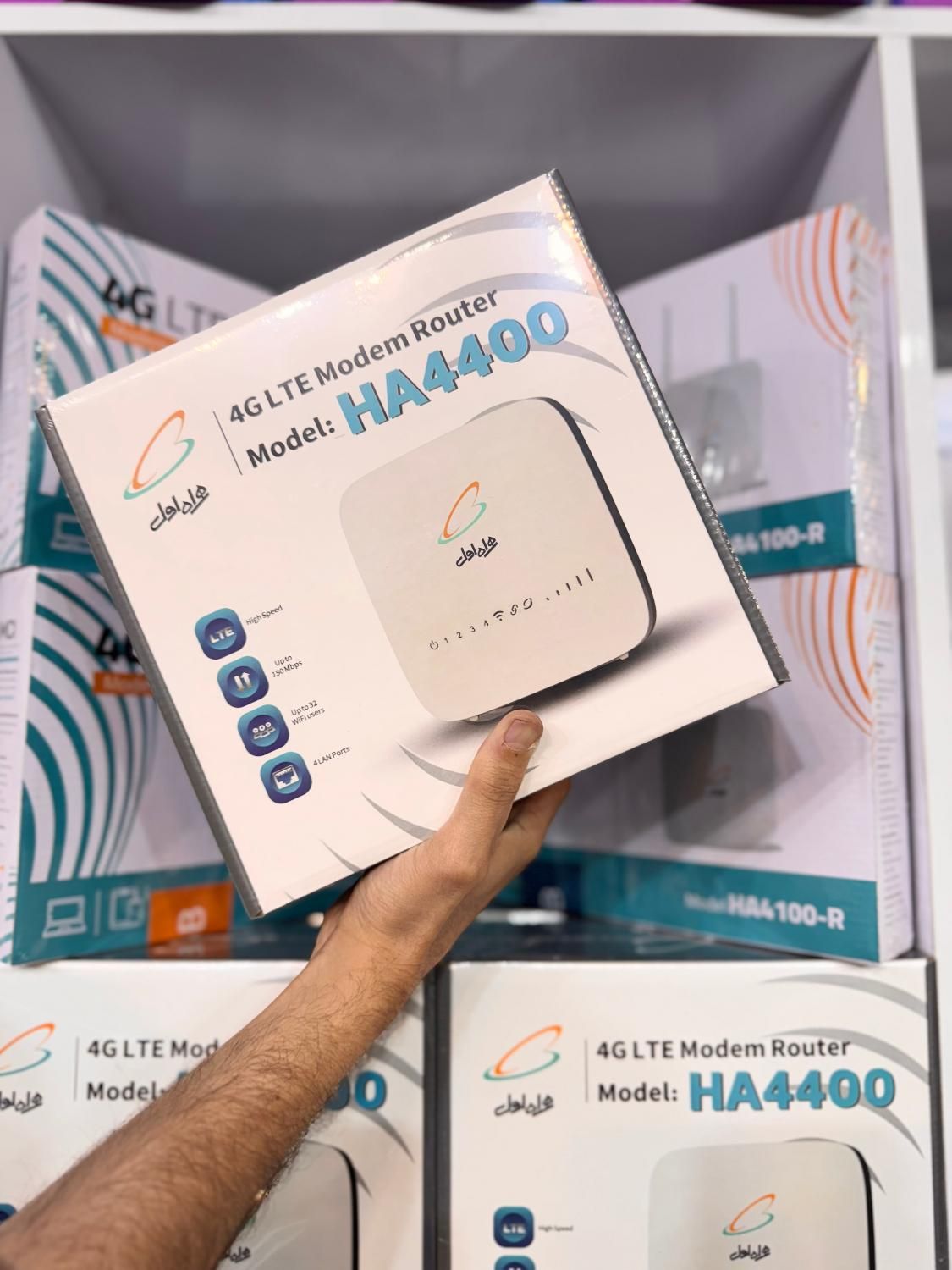 مرکز مودم TD LTE 4G همراه اول+سیمکارت و IP استاتیک|مودم و تجهیزات شبکه|اصفهان, سعادت‌آباد|دیوار