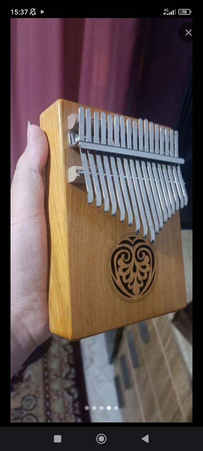 ساز کالیمبا کاملا نو استفاده نشده با جعبه و چکش|سازهای سنتی|سبزوار, توحیدشهر|دیوار