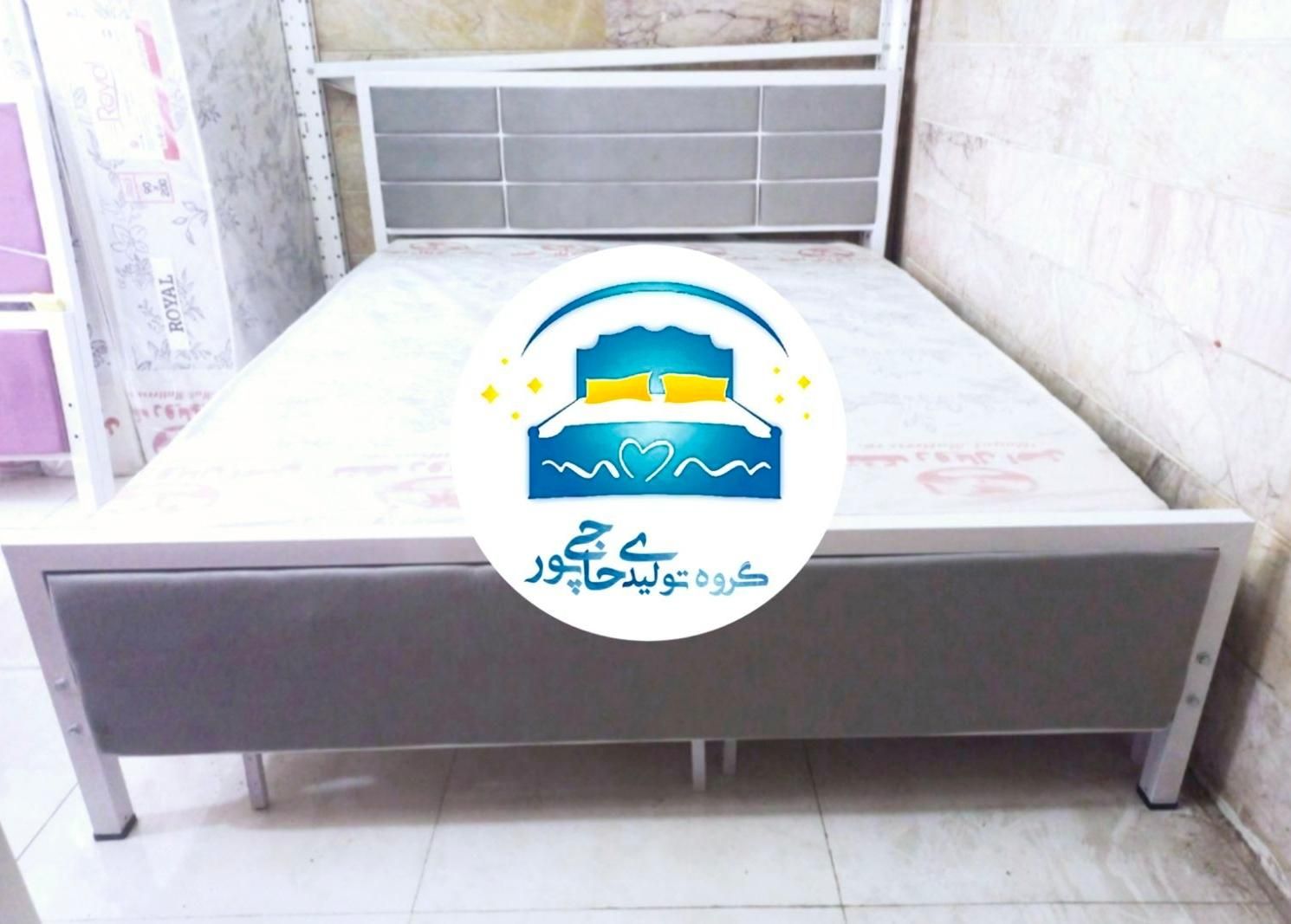 تخت خواب دو نفره حاجی پور(تختخواب۲دونفره)تشک نگین|تخت و سرویس خواب|مشهد, حسین‌آباد|دیوار