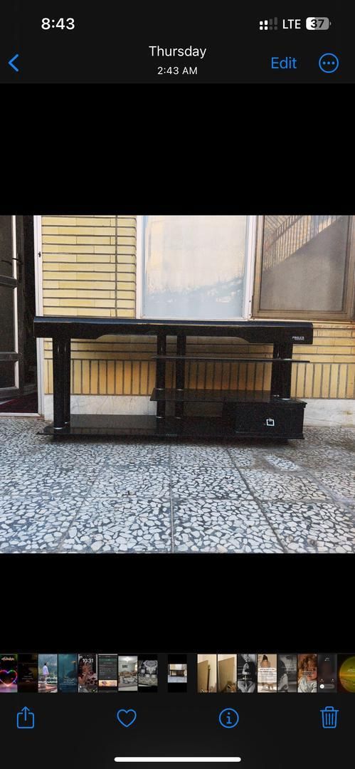 فرش ۱۲ متری.میز تلویزیون شیشه ای .ساعت ایستاده|فرش|مبارکه, |دیوار