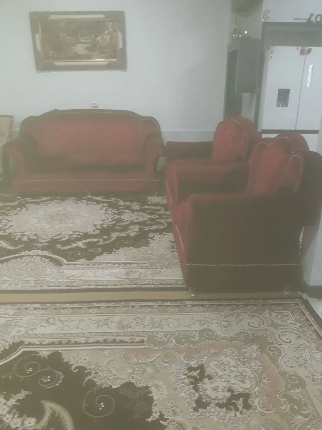 فروشی مبل شش نفره تمیز سالم بدون پارگی و شکستگی|مبلمان خانگی و میز عسلی|گناباد, |دیوار