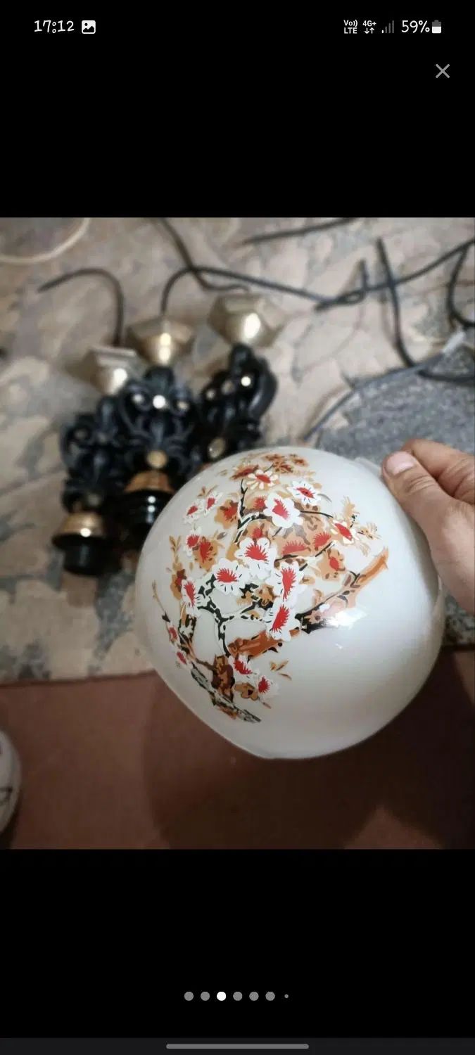 چراغ اویز داخل اتاق خواب و آشپزخانه سه تایی و تکی|لوستر و چراغ آویز|کرج, باغستان|دیوار