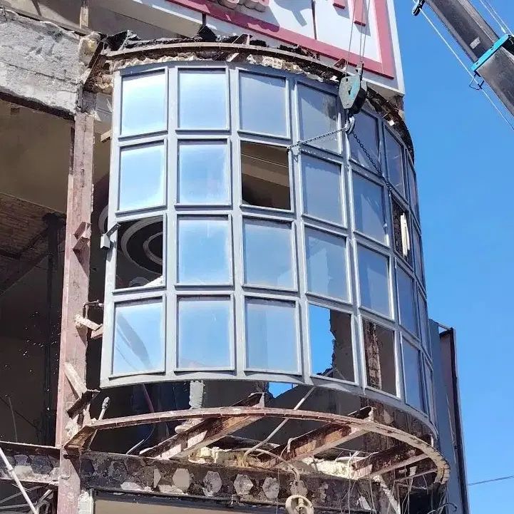 پنجره آهنی نیم دایره ویلا|مصالح و تجهیزات ساختمان|مشهد, تلگرد|دیوار