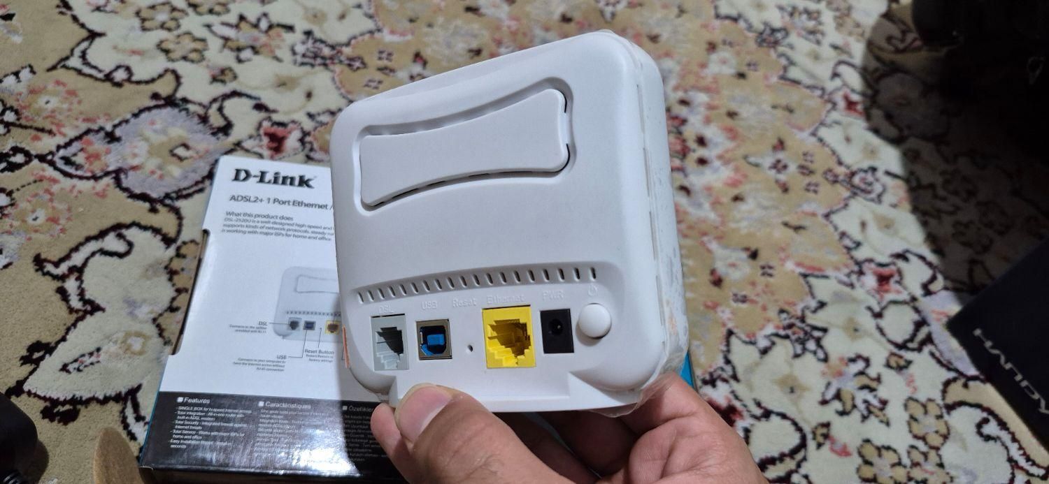 مودم روتر باسیم +ADSL2 دی لینک مدل DSL-2520U ADSL|مودم و تجهیزات شبکه|تهران, شهرک ولیعصر|دیوار