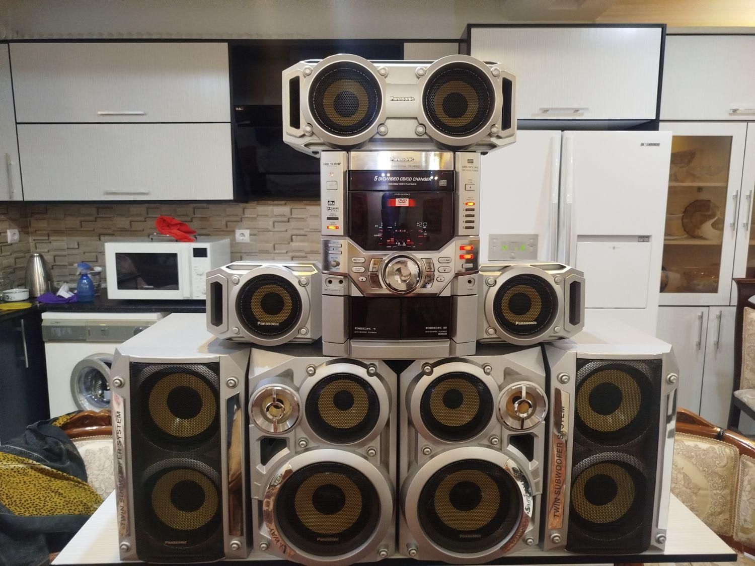 ضبط پاناسونیک کاملا سالم بسیار تمیز 7000w|سیستم صوتی خانگی|تهران, امام حسین(ع)|دیوار